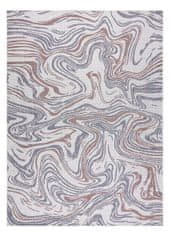 Dywany Łuszczów Kusový koberec Sion Sisal Waves 2836 ecru/blue/pink – na ven i na doma 80x150