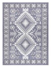 Dywany Łuszczów Kusový koberec Sion Sisal Aztec 3007 blue/pink/ecru – na ven i na doma 140x190