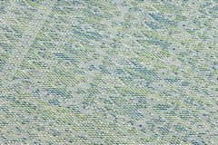 Dywany Łuszczów Kusový koberec Sion Sisal Aztec 22184 green/blue/ecru – na ven i na doma 80x150