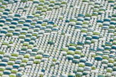 Dywany Łuszczów Kusový koberec Sion Sisal Aztec 22184 green/blue/ecru – na ven i na doma 80x150