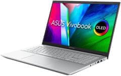 ASUS Vivobook Pro 15 OLED (M3500, AMD Ryzen 5000 Series), stříbrná (M3500QC-OLED529W)