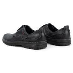 Pánská kožená obuv 221GT černá velikost 45