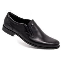 Pánská společenská nazouvací obuv 343/17 černá velikost 45