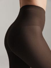 Conte Elegant BIKINI 40 Dámské punčochové kalhoty s imitací ažurového spodního prádla, černá, M