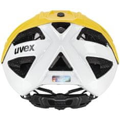 Uvex Přilba Quatro CC - včelí žlutá-bílá mat - Velikost 56-61 cm