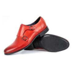 Pánská společenská obuv monki 341/39 červená velikost 41