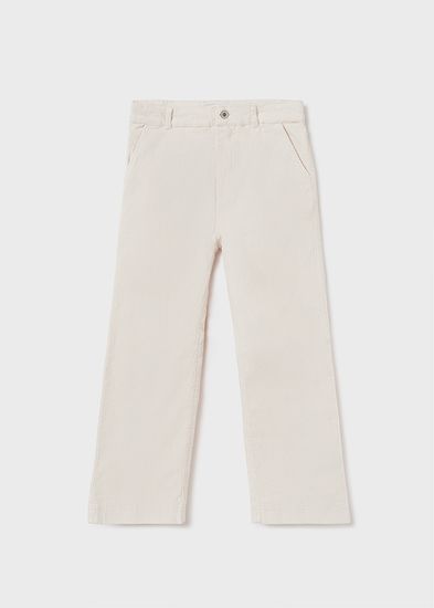 MAYORAL Bílé zkrácené džíny pro dívky 7593 vel. 152 cm