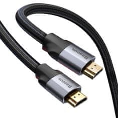 BASEUS Kabel 5m 2x HDMI Male 4kHD Baseus Enjoyment Series CAKSX-E0G šedá + černá