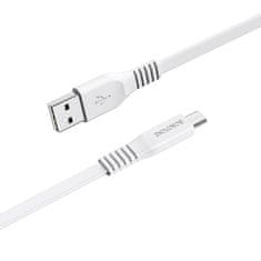 Borofone Datový kabel micro USB 1m, 2,4A Borofone Wieldy BX23 bílý