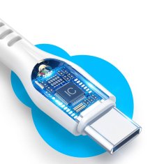 Dux Ducis Datový kabel USB-C / USB-C 60W 3A 1m Dux Ducis - bílý