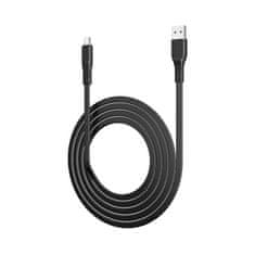 Borofone Datový kabel micro USB 1m, 2,4A Borofone Wieldy BX23 černý