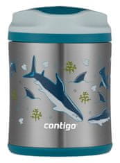 Contigo Dětská závitová jídelní termoska CONTIGO Kids Food Jar 300 ml - žraloci