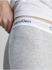 Calvin Klein Šedé legíny s bílou širokou gumou Legging Pant Calvin Klein Jeans L