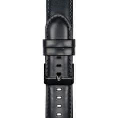 Strapado Kožený řemínek pro Apple Watch Barva: Tmavě hnědá/stříbrná, Šířka hodinek: 38/40/41 mm, Délka: S/M