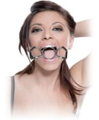 XSARA Otevřený roubík do úst ideální k orálnímu sexu - 48652890