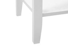 Beliani Konzolový stolek se 3 zásuvkami bílý GALVA