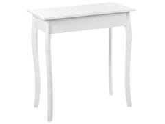 Beliani Konzolový stolek se zásuvkami bílý ALBIA