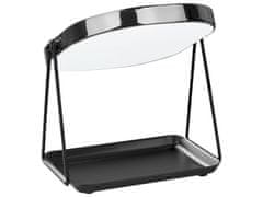 Beliani Kosmetické zrcadlo 20 x 22 cm černé CORREZE