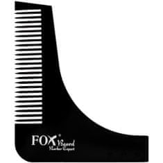 Fox Beard Barber Expert - profesionální barber hřeben na vousy, podporuje práci holicího strojku, zastřihovače a holicího strojku