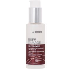 JOICO Defy Damage Sleepover Nourishing Treatment - krémový bezoplachový noční kondicionér pro poškozené vlasy, 100ml