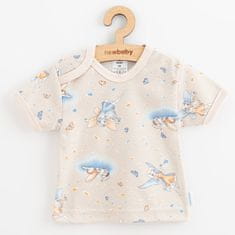 NEW BABY Kojenecké bavlněné tričko s krátkým rukávem Víla - 62 (3-6m)