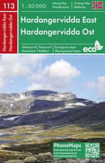 MAPA PMN 113 Hardangervidda East 1:50 000