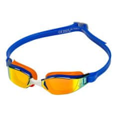 Brýle plavecké XCEED TITANIUM, oranžový titan/modro-oranžová