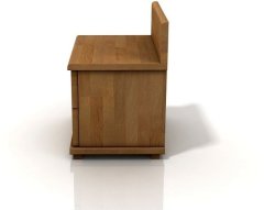 eoshop Noční stolek Arhus High 2S, buk masiv (Barva dřeva: Palisandr)