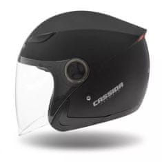 Cassida Moto helma Reflex Solid (Velikost: XS (53-54), Barva: matně černá)