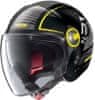 Moto helma N21 Visor Runabout (Velikost: L (59), Barva: Metal Black-Yellow)