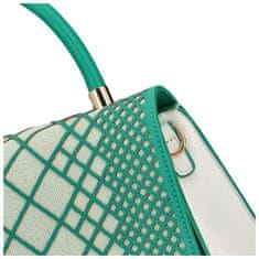 Maria C. Elegantní dámská koženková kabelka do ruky Runa, zelená