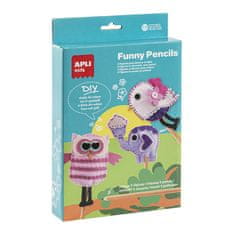 Apli Apli Kids šicí výtvarná sada - Funny Pencils