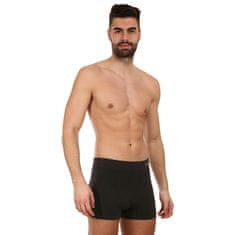 Gino Pánské boxerky bezešvé bambusové černé (54005) - velikost M