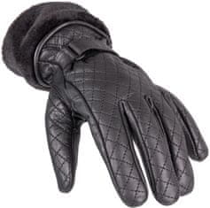W-TEC Dámské kožené rukavice Stolfa (Velikost: XXL, Barva: černá)