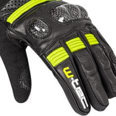 W-TEC Moto rukavice Rushin (Velikost: S, Barva: Black-Fluo Yellow)