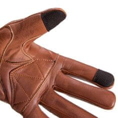 W-TEC Kožené moto rukavice Dahmer (Velikost: S, Barva: světle hnědá)