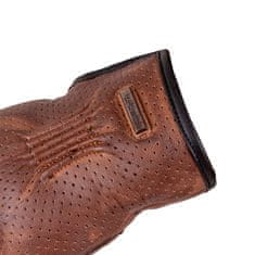 W-TEC Kožené moto rukavice Dahmer (Velikost: S, Barva: tmavě hnědá)