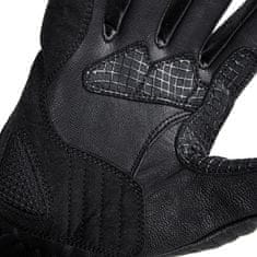 W-TEC Kožené moto rukavice Mareff (Velikost: S, Barva: černá)