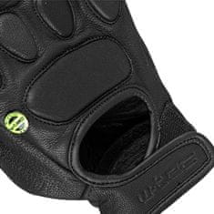W-TEC Kožené moto rukavice Cherton (Velikost: XXL, Barva: černá)