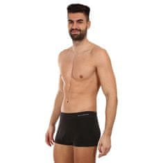 Gino Pánské boxerky bezešvé bambusové černé (53005) - velikost L