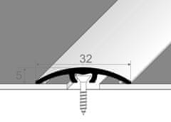 Effector Přechodové lišty A66 - NARÁŽECÍ šířka 3,2 x výška 0,54 x délka 93 cm - dub jasný
