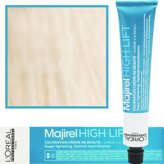Loreal Professionnel Majirel High Lift paint Neutrální - profesionální barva se studenými odstíny blond pro trvalé barvení a zesvětlení vlasů, 50ml