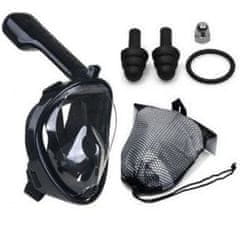 HADEX Maska na šnorchlování vel. L/XL, černá