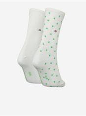 Tommy Hilfiger Sada dvou párů dámských ponožek v krémové barvě Tommy Hilfiger Underwear 39-42