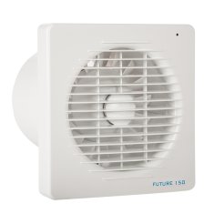 Soler&Palau Ventilátor FUTURE 150 CTZ, vhodný pro koupelny, průtok 250 m³/h, otáčky 2240 min-1, zpětná klapka, časovač, nízká spotřeba, tichý chod, bílý