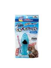 Japan Premium Hračka pro kočky, měkká 3D ve tvaru ryby s matabi, pomáhá čistit zuby