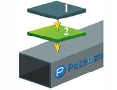 Potenza Stojan TYTAN + Houpací síť s příčníky 220×160 ROMA XL, béžová, prémiový