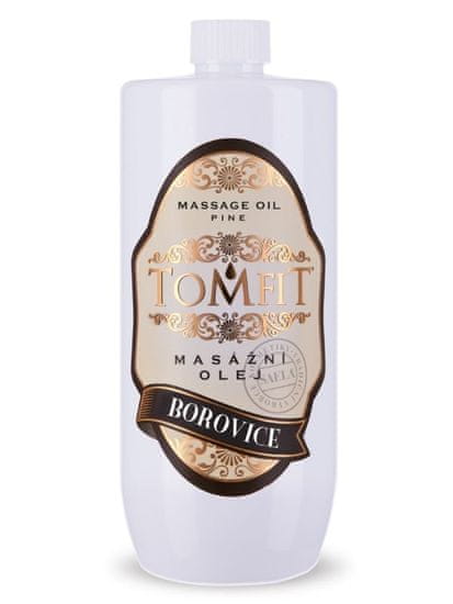 TOMFIT masážní olej se silicemi smrku, borovice a jedle - 1l