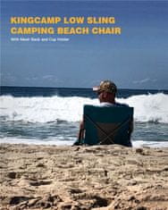 King Camp Kemping skládací židle Deluxe s opěrkami tyrkysová