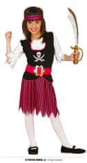Dětský kostým pirátka - vel. 5-6 let (110-115cm)